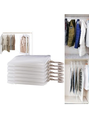 1001 Aee® 3'lü Askılı Vakumlu Hurç Elbise Torbası Kılıfı 145X70 105X70 90X60 Vakumlu Gamboç Kı