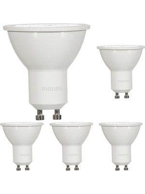 1001 Ess Ledspots 50W GU10 4000K 36D Dim Edilmez Spot Ampul 5li Paket