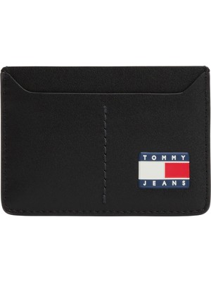 1001 Tjm Herıtage Leather cc Holder Erkek Cüzdan, Siyah, Tek Beden