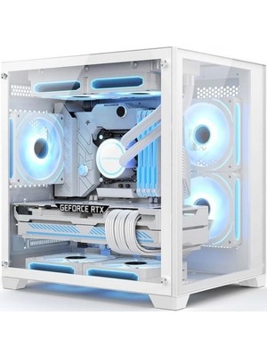 1001 Dfs Gaming DS2026W Ryzen 7 5700X-B550M-RTX 4060 8GB-32GB Ram-1tb M.2 Ssd-Wı Fı-Oyuncu Bilgisayarı