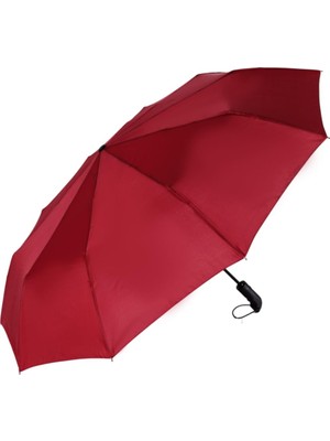 1001 Moods Up Premium Bordo Otomatik Şemsiye, Rüzgara Dayanıklı, Hızlı Kuruyan, Hafif, Kılıflı