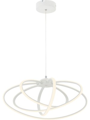 1001 AV-4357-4BBY Beyaz Metal Modern Avize