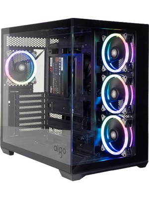 1001 Elite S4 Amd Ryzen 7 7800X3D 32GB Ram 1tb SSD RTX5070 240MM Sıvı Soğutma Freedos Oyuncu Oem Paket