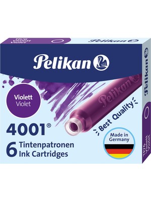 1001 Kartuş Serisi TP6X Dolma Kalem Kartuşu Mor
