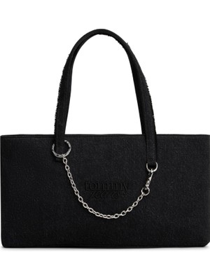 1001 Kadın El Çantası, Black Denim, Tek Beden