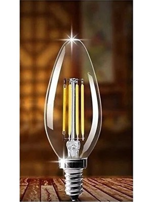 CATEKSSS CT-4066 4W E14 3200K Günışığı Flament Ledli Buji Ampul