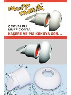 CATEKSSS Kokumatik Gider Koku Önleyici Lavabo Sifonu Çekvalfi Adaptör Kokuya ve Haşereye Son