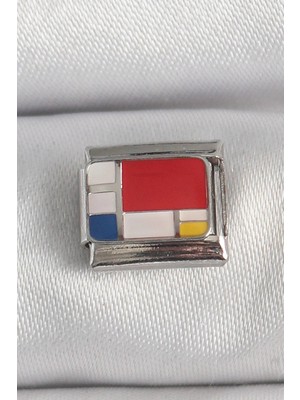 Armüz 316L Çelik Gümüş Renk Karışık Renk Portre Model Nomination Charm
