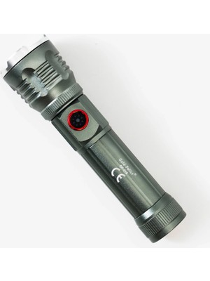 Epilons Gold  GP-216 Tg LED Şarjlı El Feneri 2000 Lümen Güç, Mıknatıslı Taban ve Zoom Özelliğiyle Kamp ve Tamir Işlerinizde Yanınızda. Hemen Uygun Fiyata Satın Alın