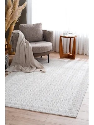 Vivense Koza Nomad Krem Vizon Otuma Odası Halısı A2418B, 100X200
