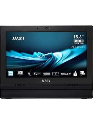1001 Pro AP162T ADL-054EU 15.6 Fhd Intel N100 4gb Ddr4 128GB SSD W11PRO Dokunmatık Sıyah Aıo Pc