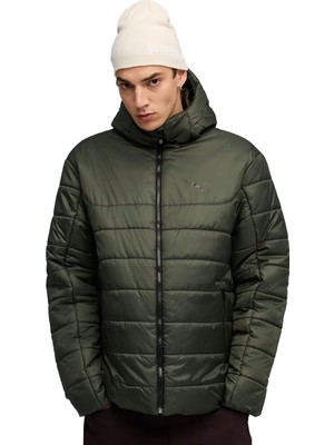 Puma Ess Hooded Padded Erkek Yeşil Günlük Stil Mont 68521170