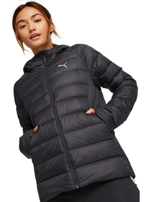 Puma Packlite Hooded Down Kadın Siyah Günlük Stil Mont 84940701