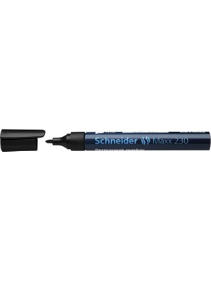 Starseven Schneider Maxx 230 Yuvarlak Uç Permanent Markör 1-3 mm Si̇yah