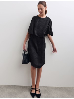 Marks & Spencer Viskon Kısa Shift Elbise