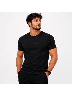 Erkek Yüksek Kaliteli Regular Fit Bisiklet Yaka Tişört