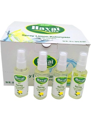 Al-Kar Ticaret Sprey Kolonya - 50 ml - Limon Kolonyası - 80°