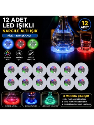 Rgb LED  Altı Işık 12’li Set