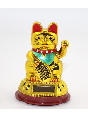 Alka Güneş Enerjili Pati Salayan Şans Kedisi ( Maneki Neko ) ALK2931