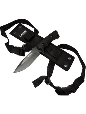 Alka Crkt 1520 Pasific Tactical Outdoor Bıçak 24 cm - Bacakampampamp Kol Kılıflı, Kauçuk Kaymaz Sap