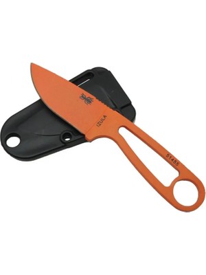 Alka Izula Esee 51455ORG Turuncu Kamp Bıçağı 16 cm - Komple Metal, Plastik Kılıflı