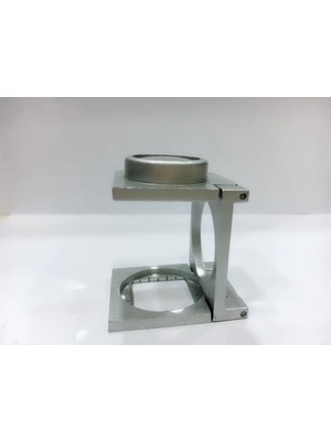 Alka 20 mm Büyüteç Lup Dokumacı Büyüteci Full Çelik Katlanabilir TH9007A