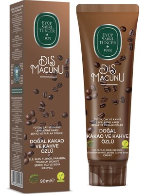 Alka Doğal Diş Macunu 90 gr Kakao & Kahve Özlü