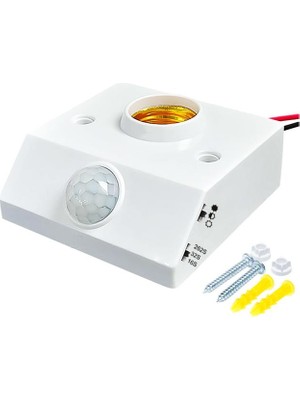 Akıllı Bayi Ledx DY-102 Abs 360 Pır Hareket Sensörlü E27 Duy Aparatı