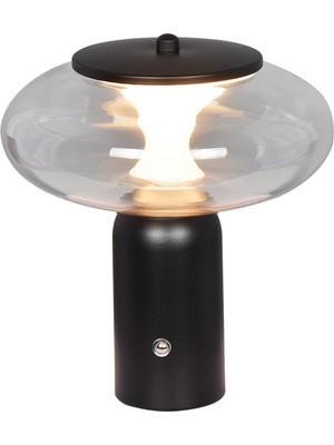 Valor Lucea Erta 03 Siyah Şarjlı Masa Lambası 1X1.8W 3000K