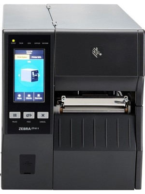 Alka Zebra ZT411 (ZT41142-T0E0000Z) 203DPI Termal Transfer Usb+Seri+Ethernet Barkod Yazıcı (Ribonlu Kullanım)