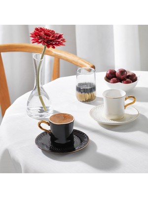 Valor Schafer Glossy 2 Kişilik Kahve Fincan Seti 4 PARÇA-ASORTI07