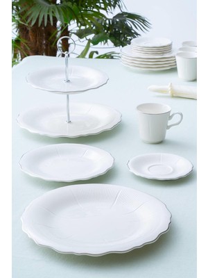 Valor Acar Sinatra Silver 20 Parça Brunch Seti PORWM-06195