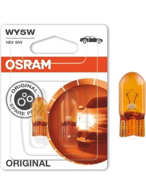 Valor Osram 12V Dipsiz Ampul T10 5W Turuncu (2 Ad)