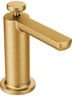 Valor Moen S3947BG Modern Sabunluk, Fırçalanmış Altın