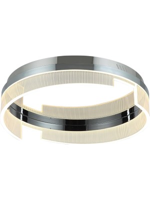 Valor Lucea Dorada Orta Boy Ledli Krom Plafonyer 40W 3000K