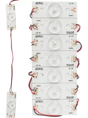 Alka 3 Volt Tek Kablolu Birbirine Bağlı LED (7'li Poşet)