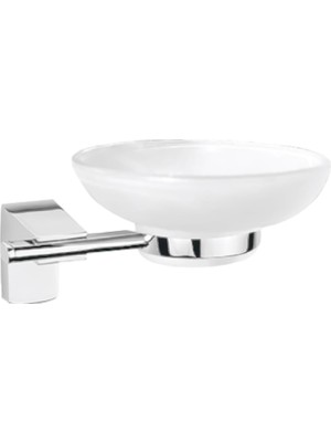 Valor BADEM10 Lavabo Banyo Wc Vidalı Metal Sabunluk Katı Sabunluk Cam Haznesi El Sabunluğu Kristal