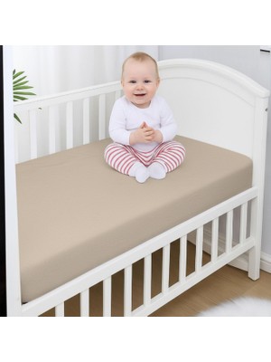 Valor %100 Pamuk Penye, Lastikli Full Kenar Bebek Çarşafı – Oeko-Tex Sertifikalı, Yumuşak ve Nefes Alabil