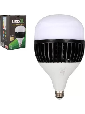 Alka Ledx AL-TH100 Akım Korumalı 9000 Lümen E27 Duy 100W Beyaz Maxi Kristal Torch LED Ampul