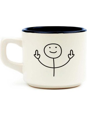 Valor Çöp Adam Beyaz Venüs Kupa - Hediyelik Kupa Fincan Mug