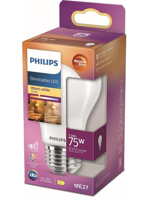 Valor Philips LED Classic 75W A60 E27 Fr WGD90 Srt4