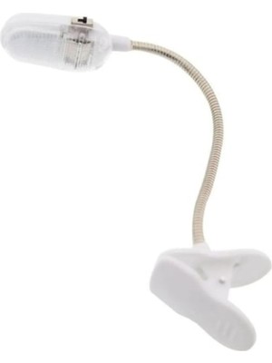 Valor Mandallı LED Kitap Okuma Lambası – Esnek Yaylı Boyun, Pilli, Klipsli Tasarım – Kitap, Masa, Yatak B