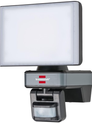 Valor Brennenstuhl Wi-Fi Özellikli Hareket Sensörlü Dış Mekan LED Spot Işığı, 20W, Siyah/beyaz