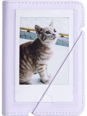Valor Instax Mini Film Uyumlu 28'li Lila Albüm