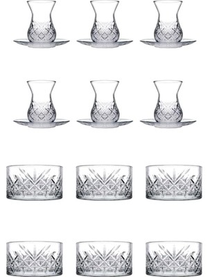 Valor Pasabahce Timeless 18 Parça Çay - Çerezlik Seti US02164