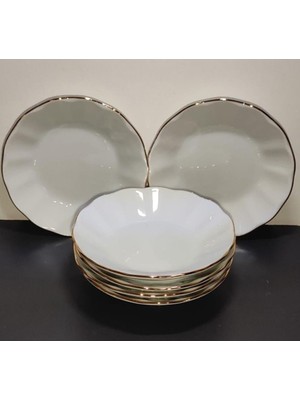 Valor Porland Porselen 6'li Yaldiz Çay Tabak 11 cm 8697263541758