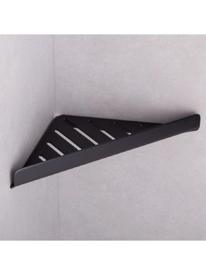 Valor System Duş Raf Sistemi Siyah Renk 53X211X211 mm