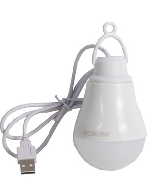 Valor Gaman Power Master USB Kablolu 5 Watt Beyaz LED Ampul%90 Enerji Tasarrufu Renkli