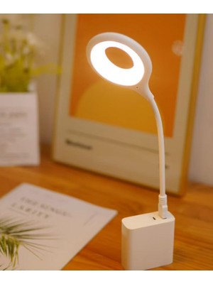 Valor Portatif Akrobatik 20 Smd Ledli USB Gece Kitap Okuma Çalışma Lambası (Powerbank Uyumlu)