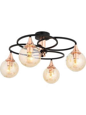 Valor Avonni 1661 Armatür, 60 W, Siyah